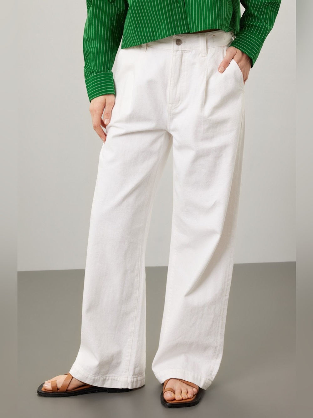 Madewell White Harlow Jean
